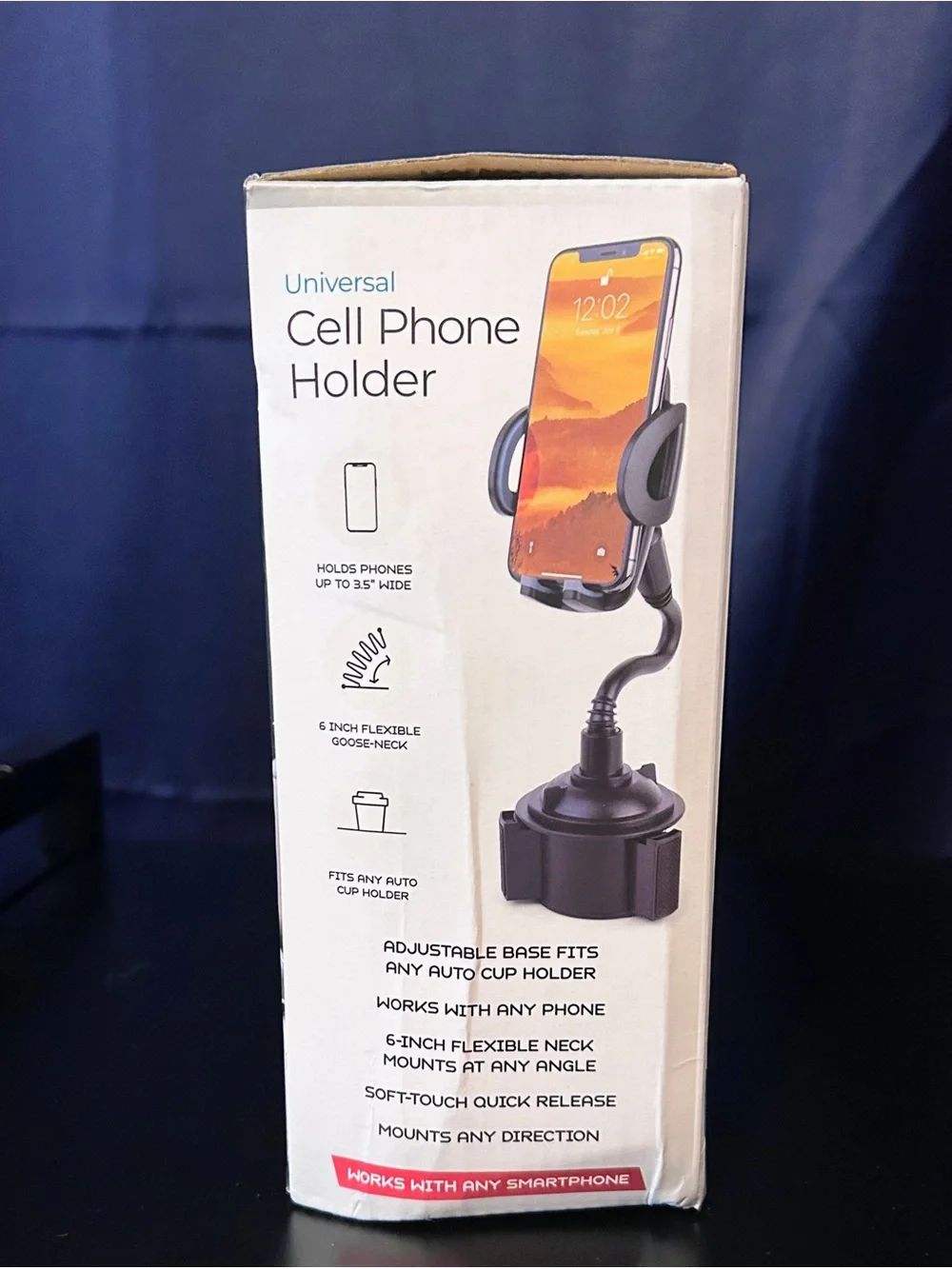 InvenTel Universal Cell Phone Holder - Black